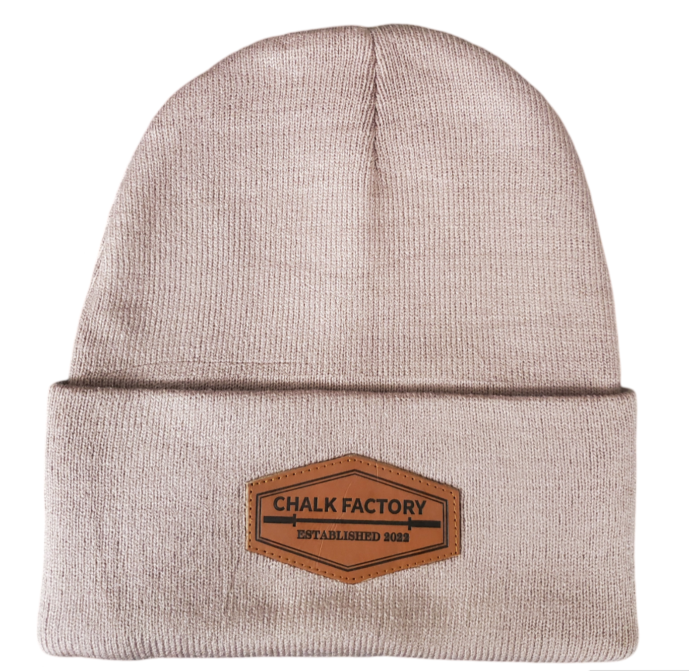 Leather Patch Beanies