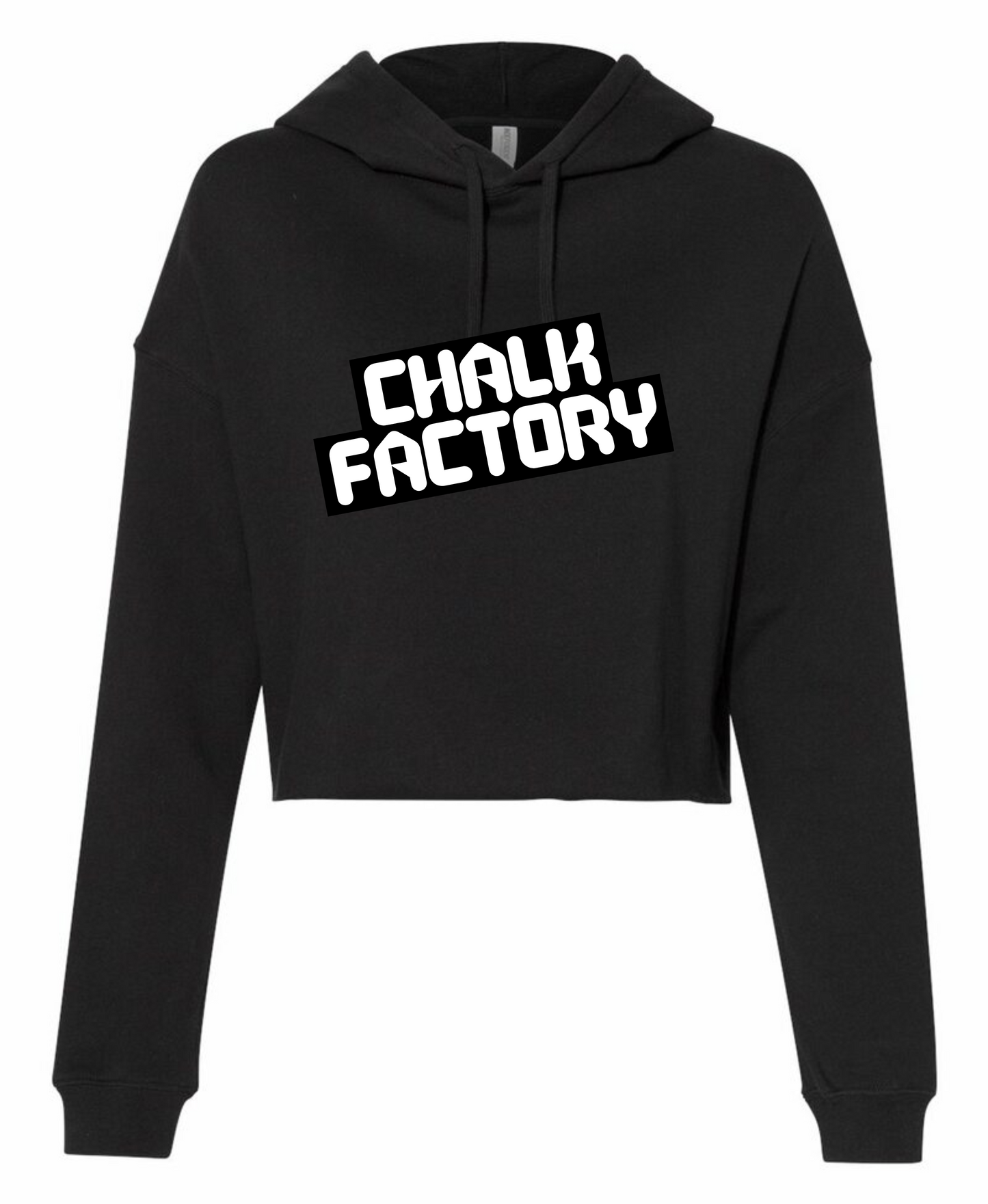 Slanted Lightweight Cropped Hoodie