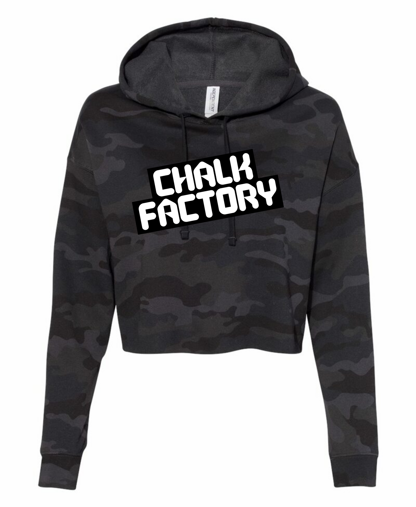 Slanted Lightweight Cropped Hoodie