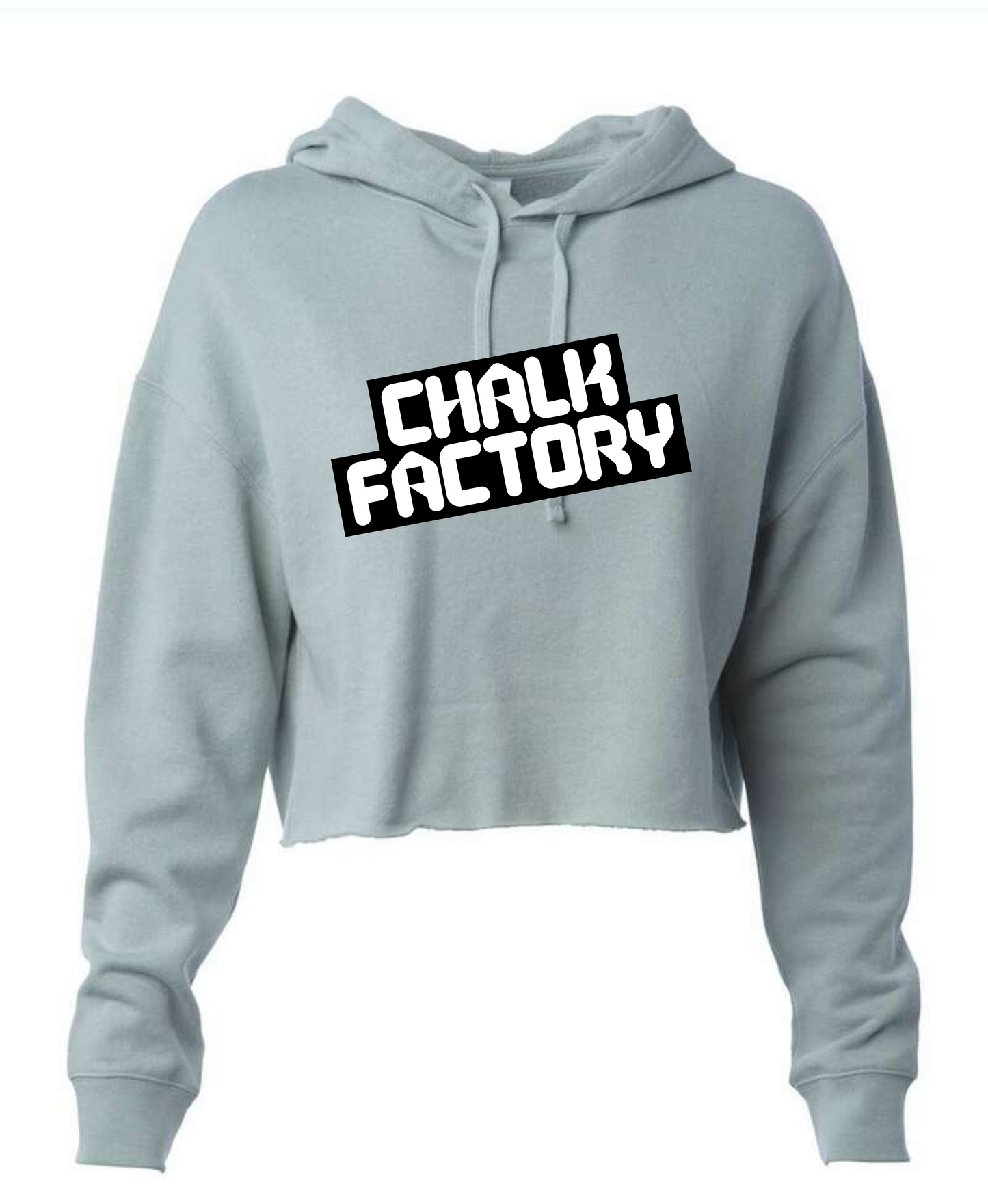 Slanted Lightweight Cropped Hoodie