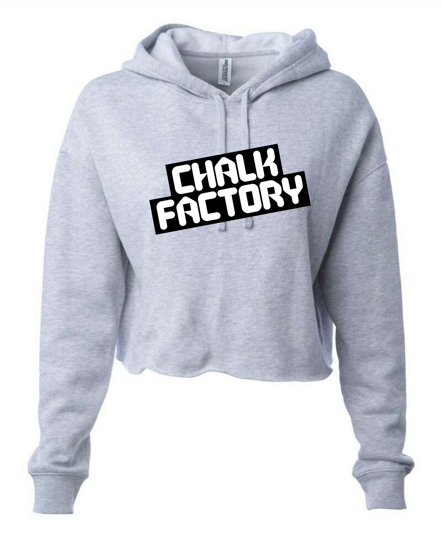 Slanted Lightweight Cropped Hoodie
