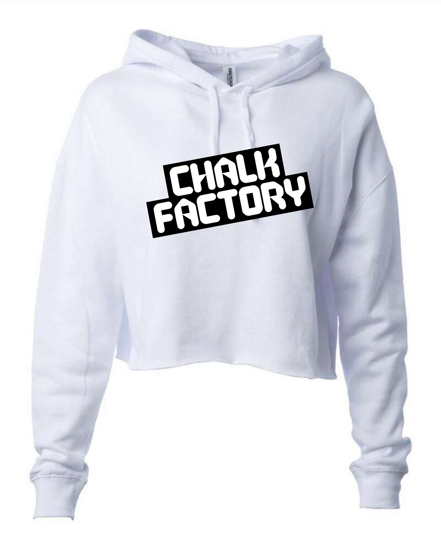 Slanted Lightweight Cropped Hoodie