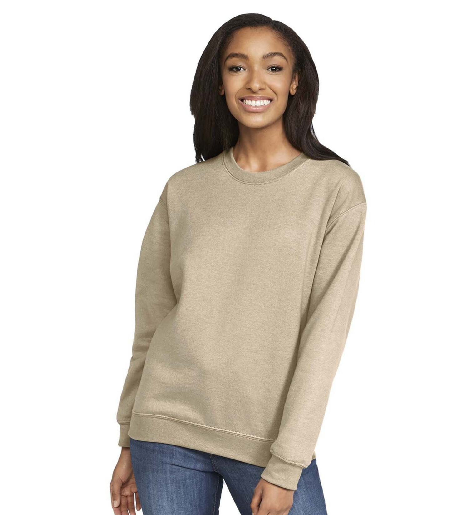 Slanted Crew Neck
