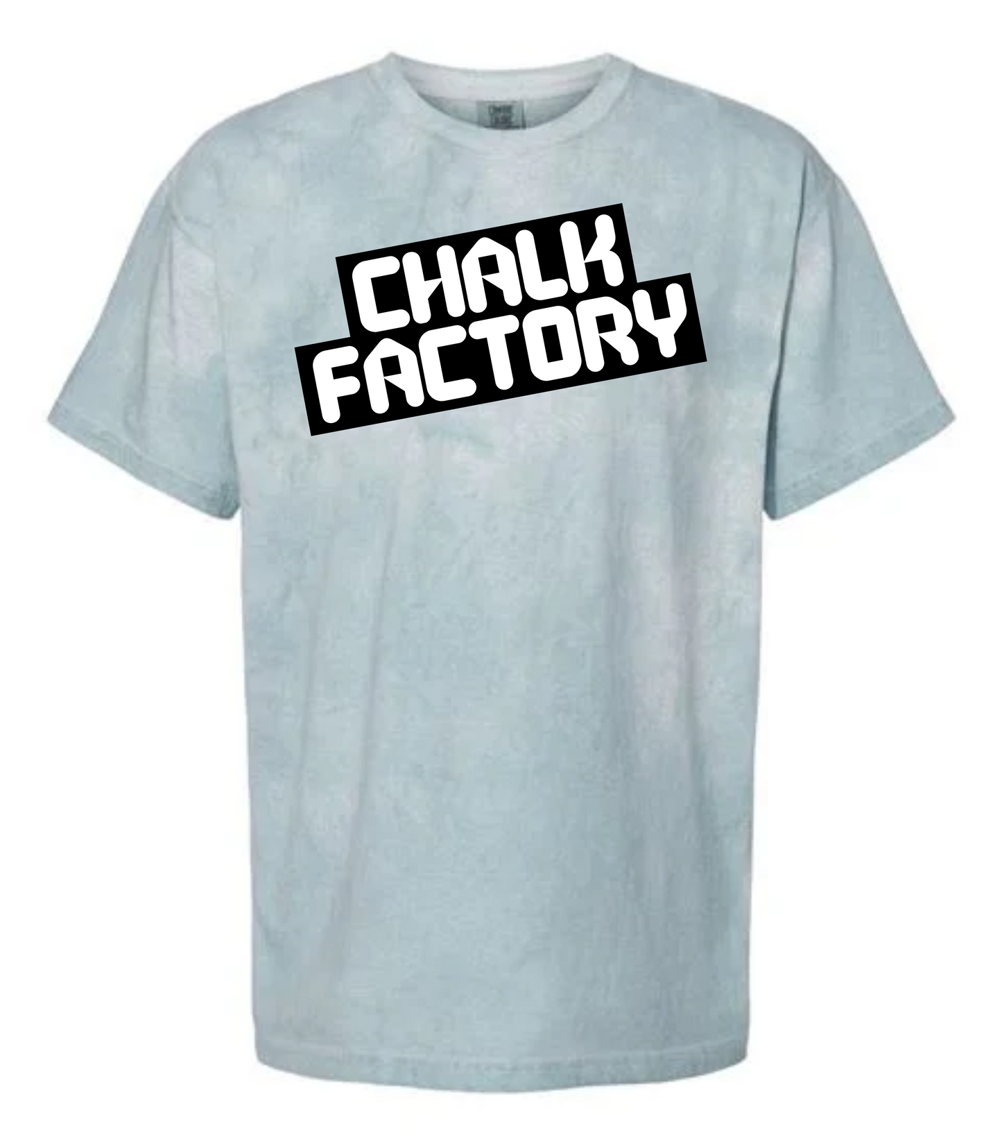 Unisex Color Blast Slanted Tee