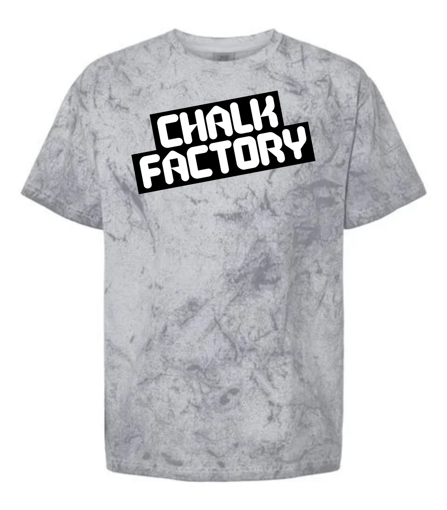 Unisex Color Blast Slanted Tee