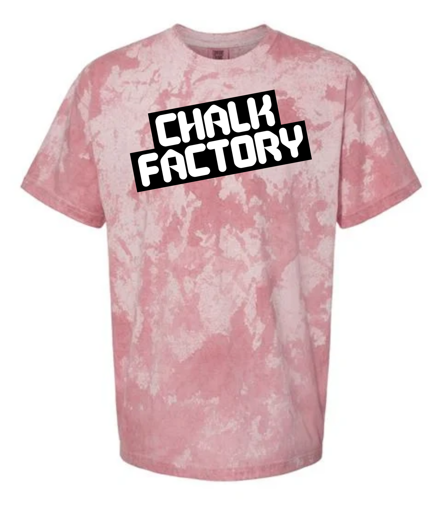 Unisex Color Blast Slanted Tee