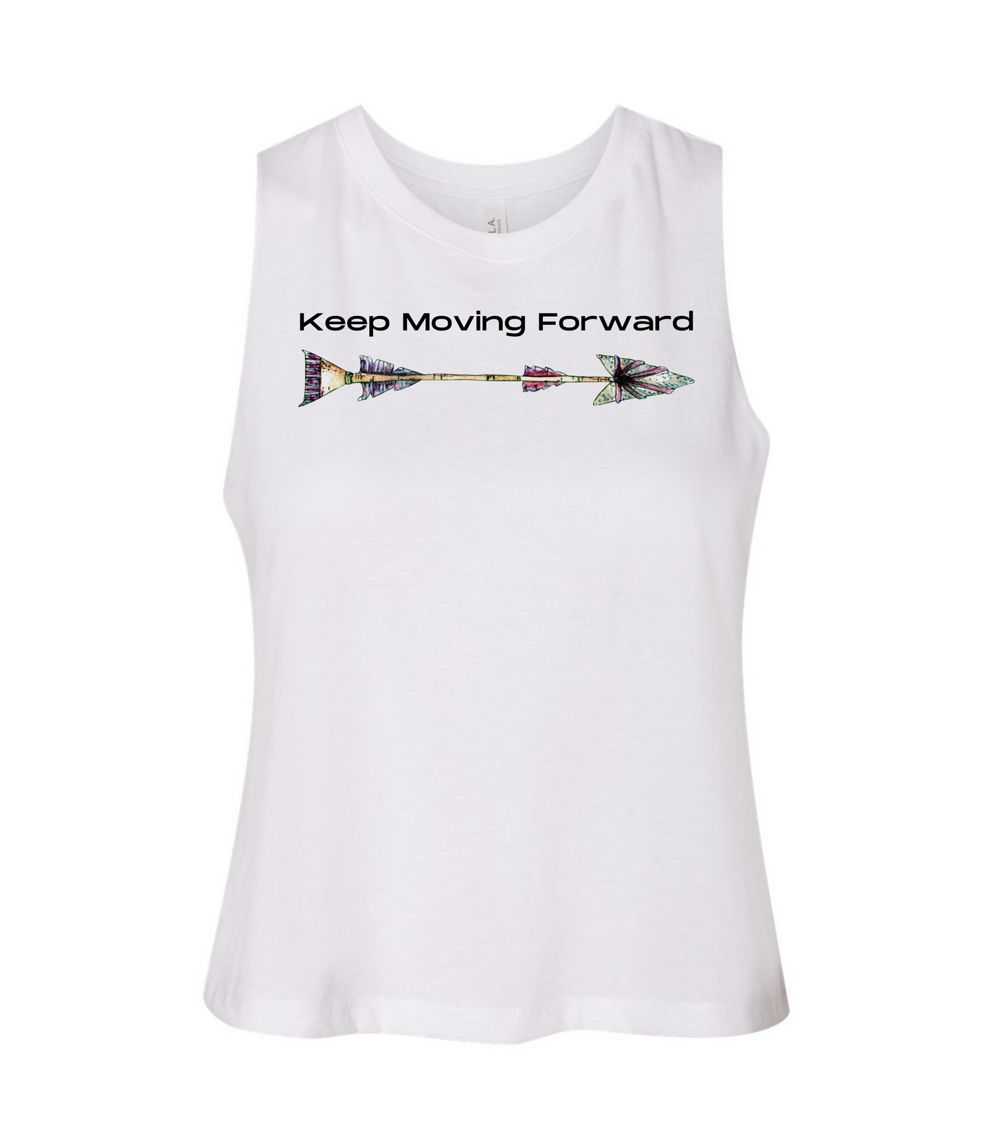 Keep Moving Forward Crop Tank
