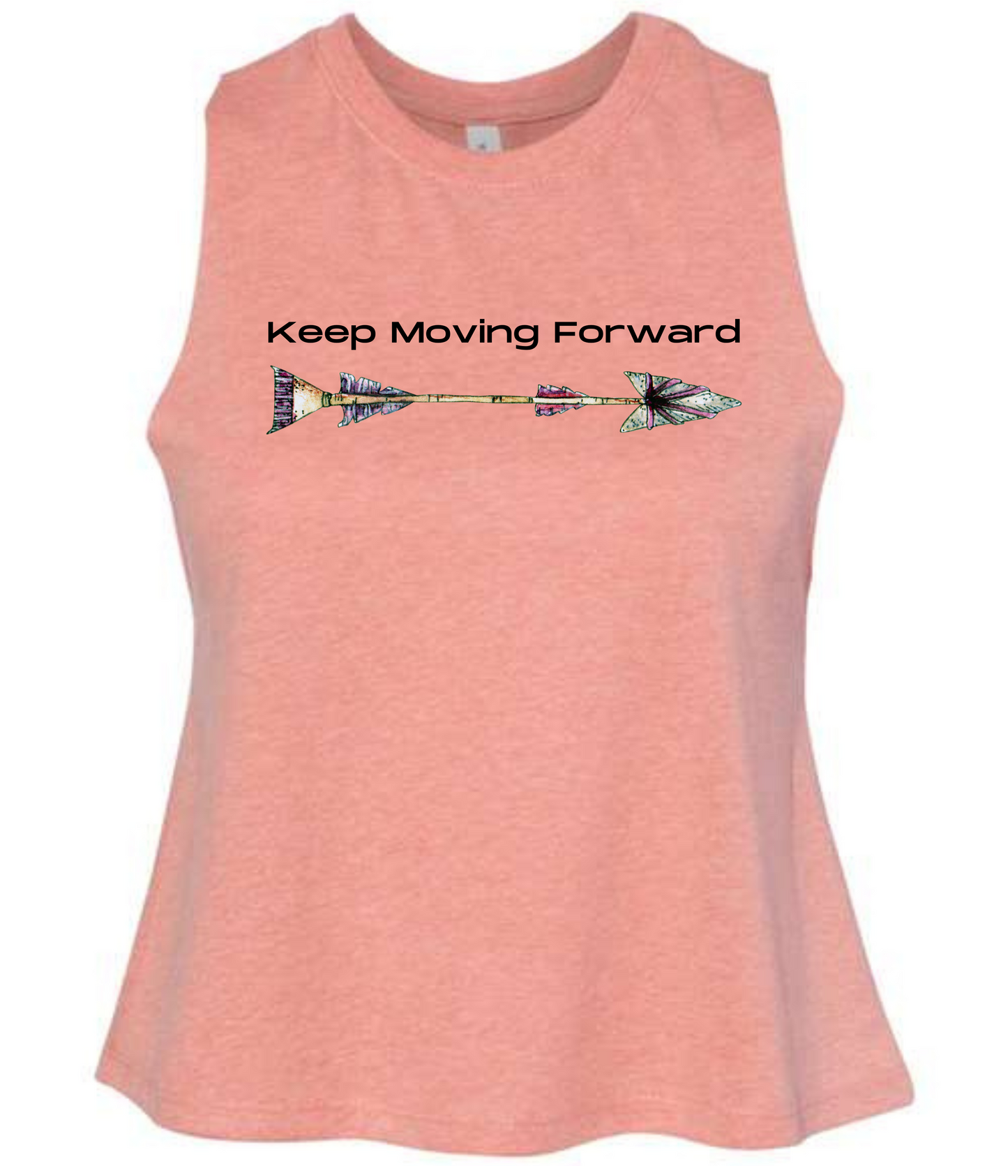 Keep Moving Forward Crop Tank