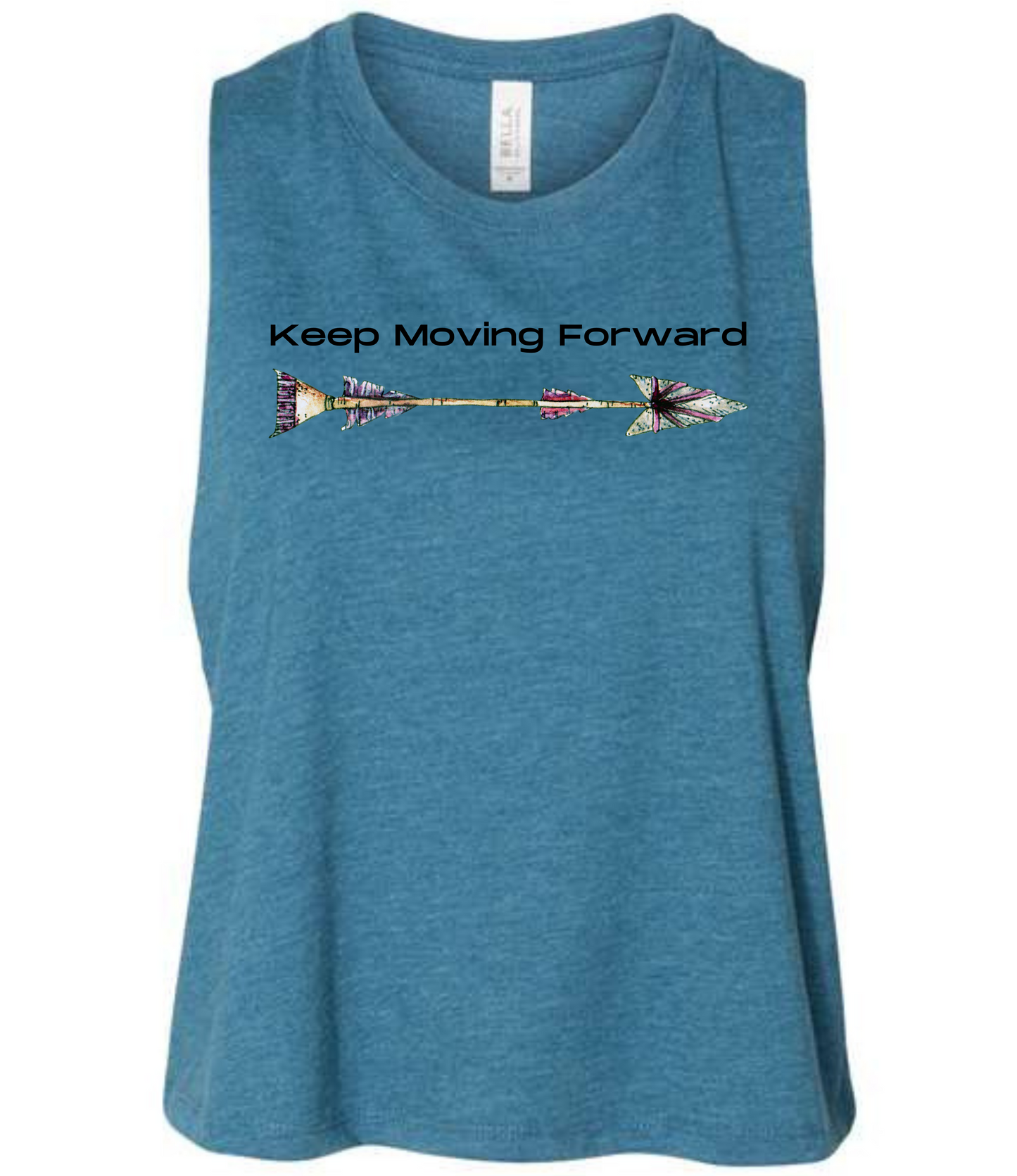Keep Moving Forward Crop Tank