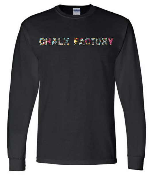 Long Sleeve Painted Skull Tee