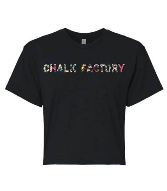 Painted Skull Crop Top