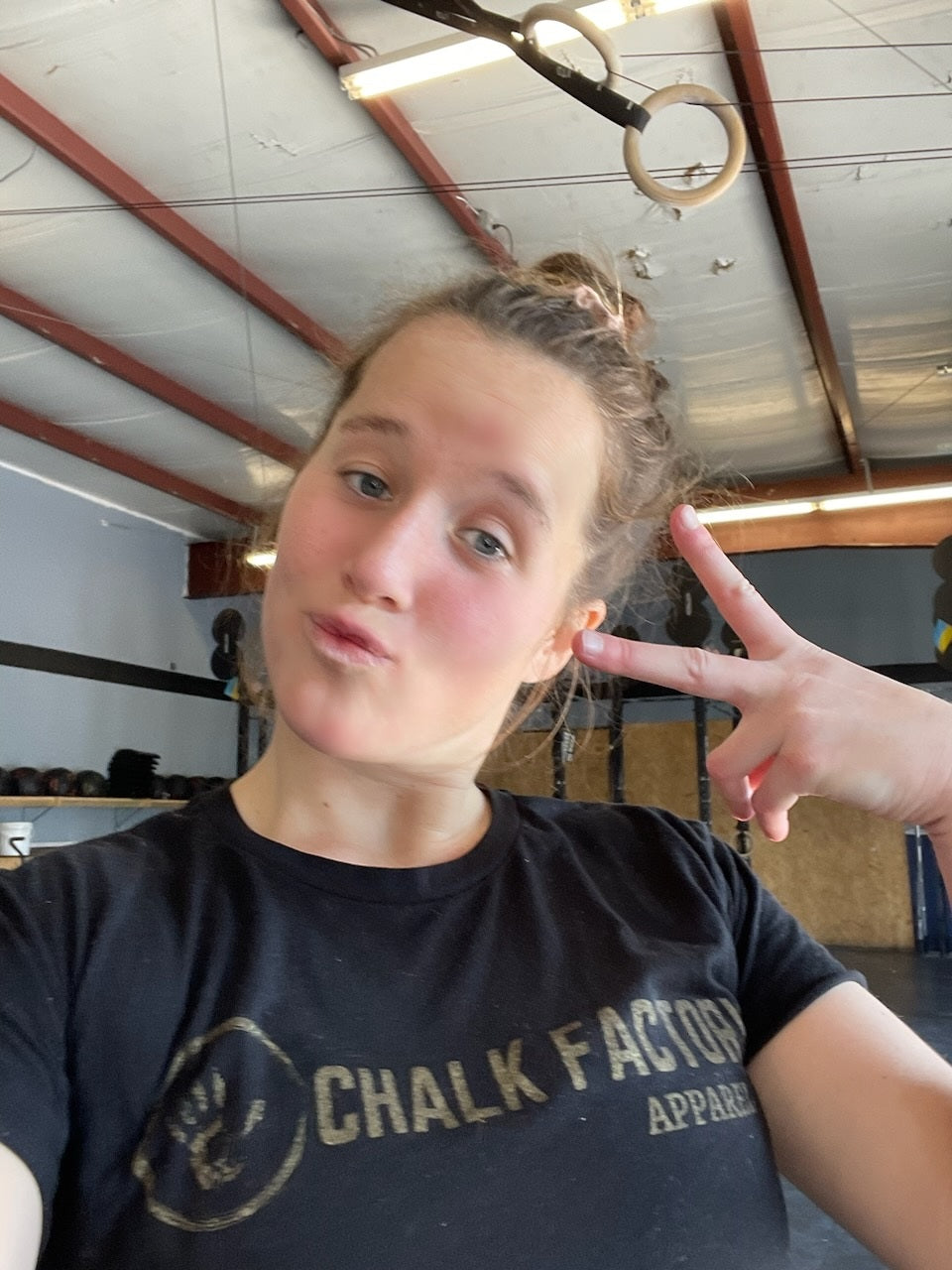 Unisex Gold Chalk Factory Apparel Tee