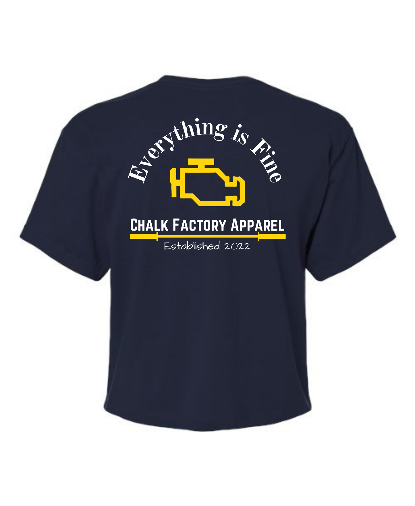 Everything is Fine Crop Top