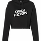 Slanted Lightweight Cropped Hoodie