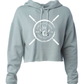 Crossed Barbell Lightweight Cropped Hoodie