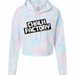 Slanted Lightweight Cropped Hoodie