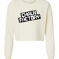 Slanted Cropped Crew Neck