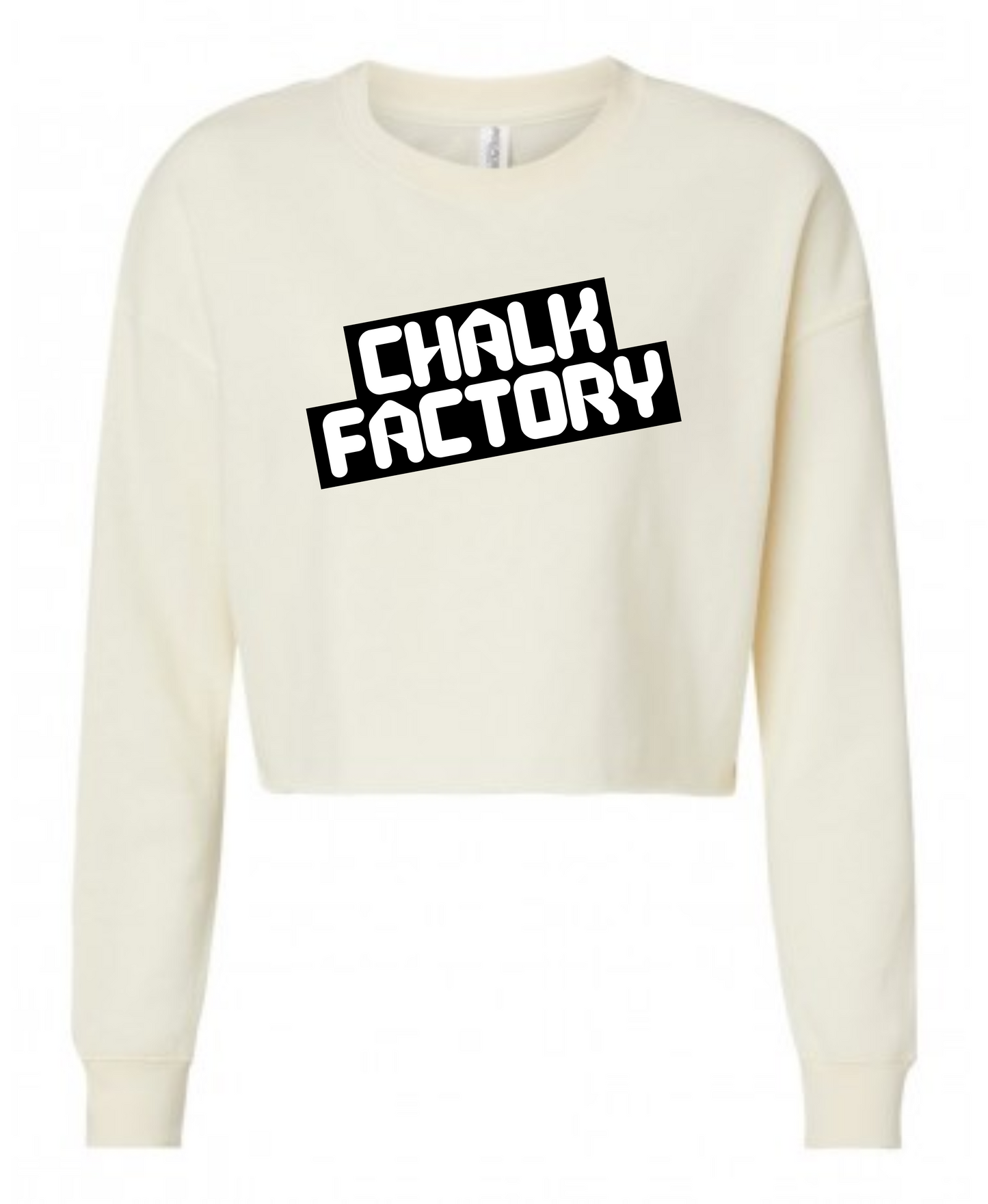 Slanted Cropped Crew Neck