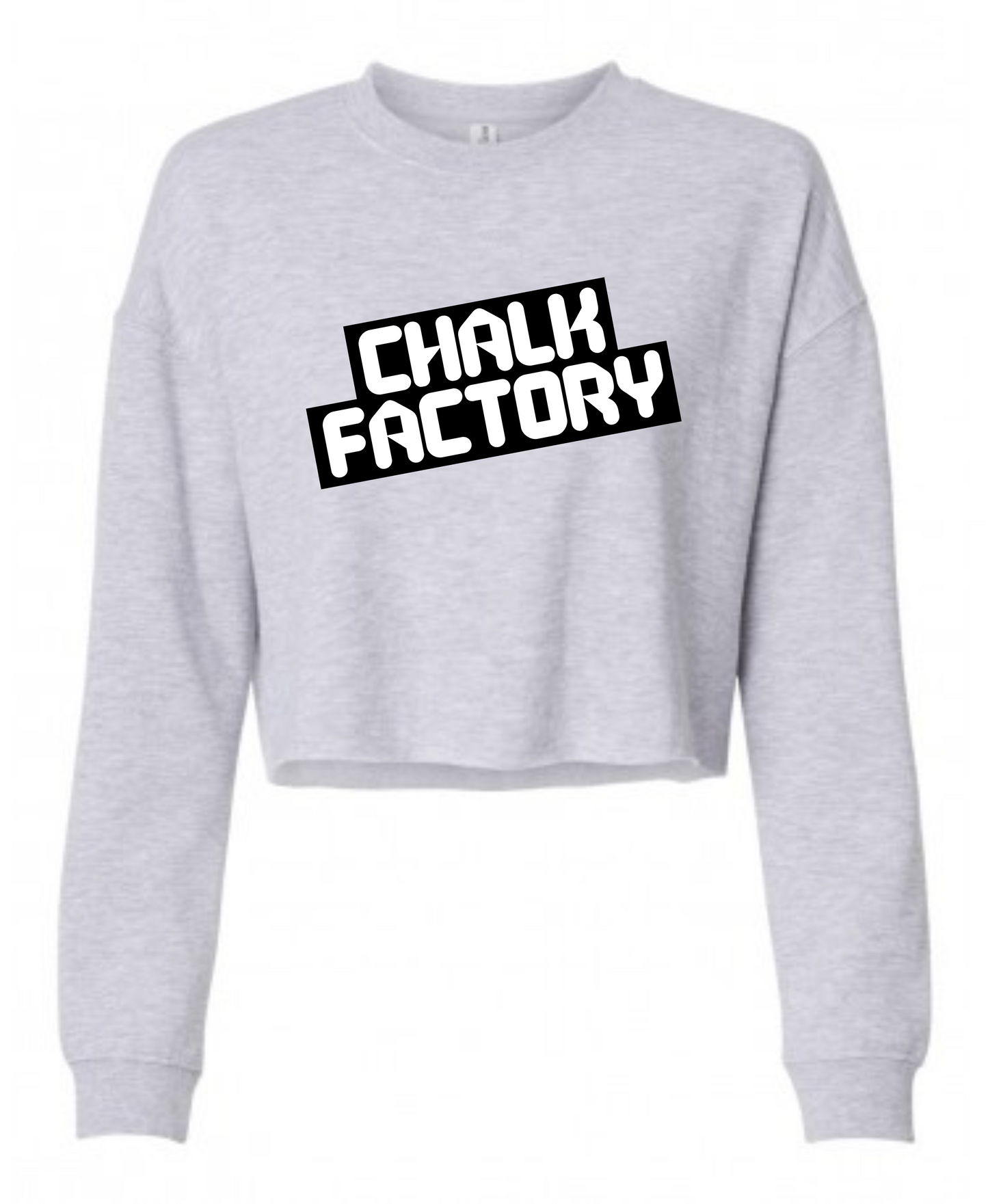 Slanted Cropped Crew Neck