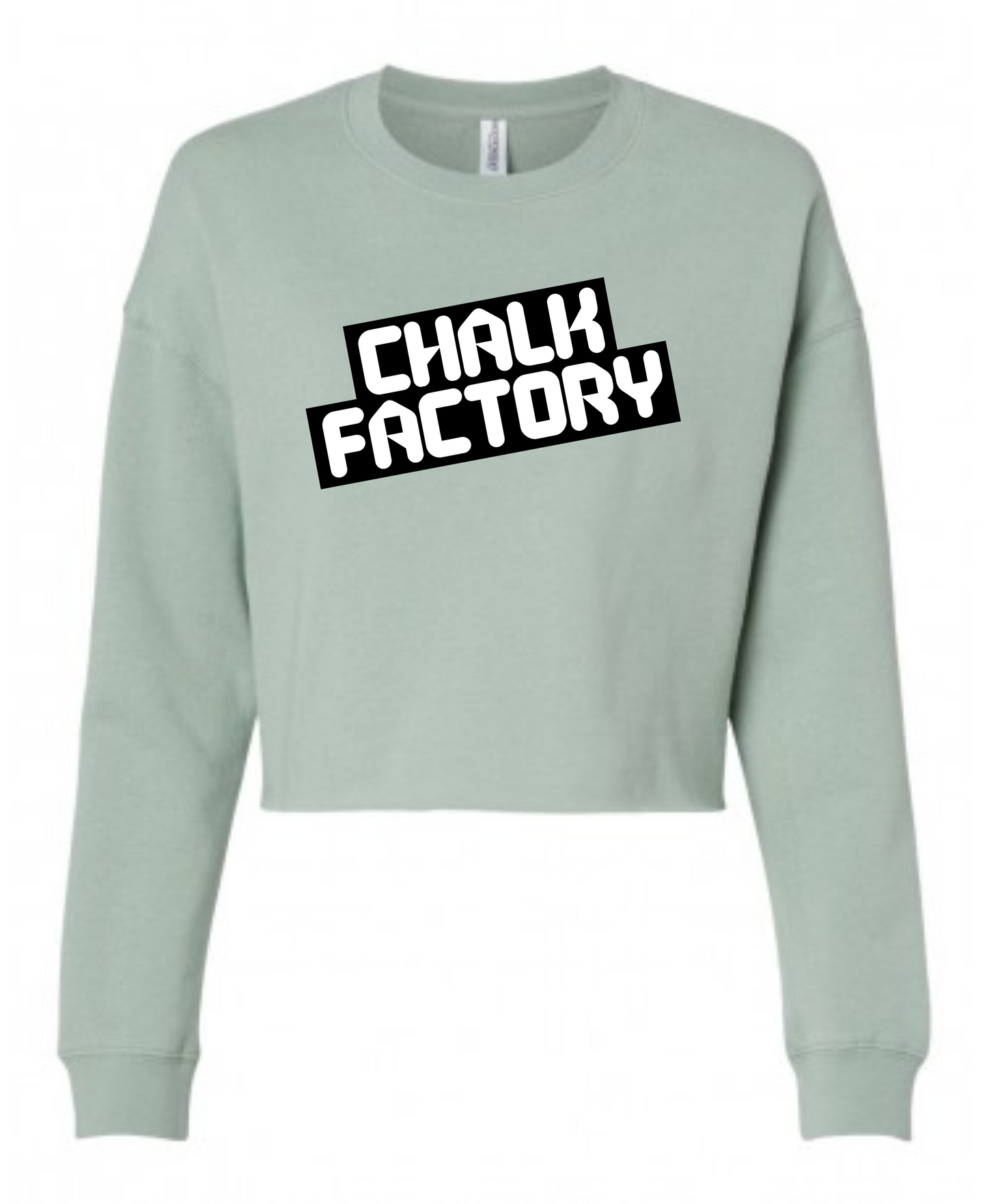 Slanted Cropped Crew Neck