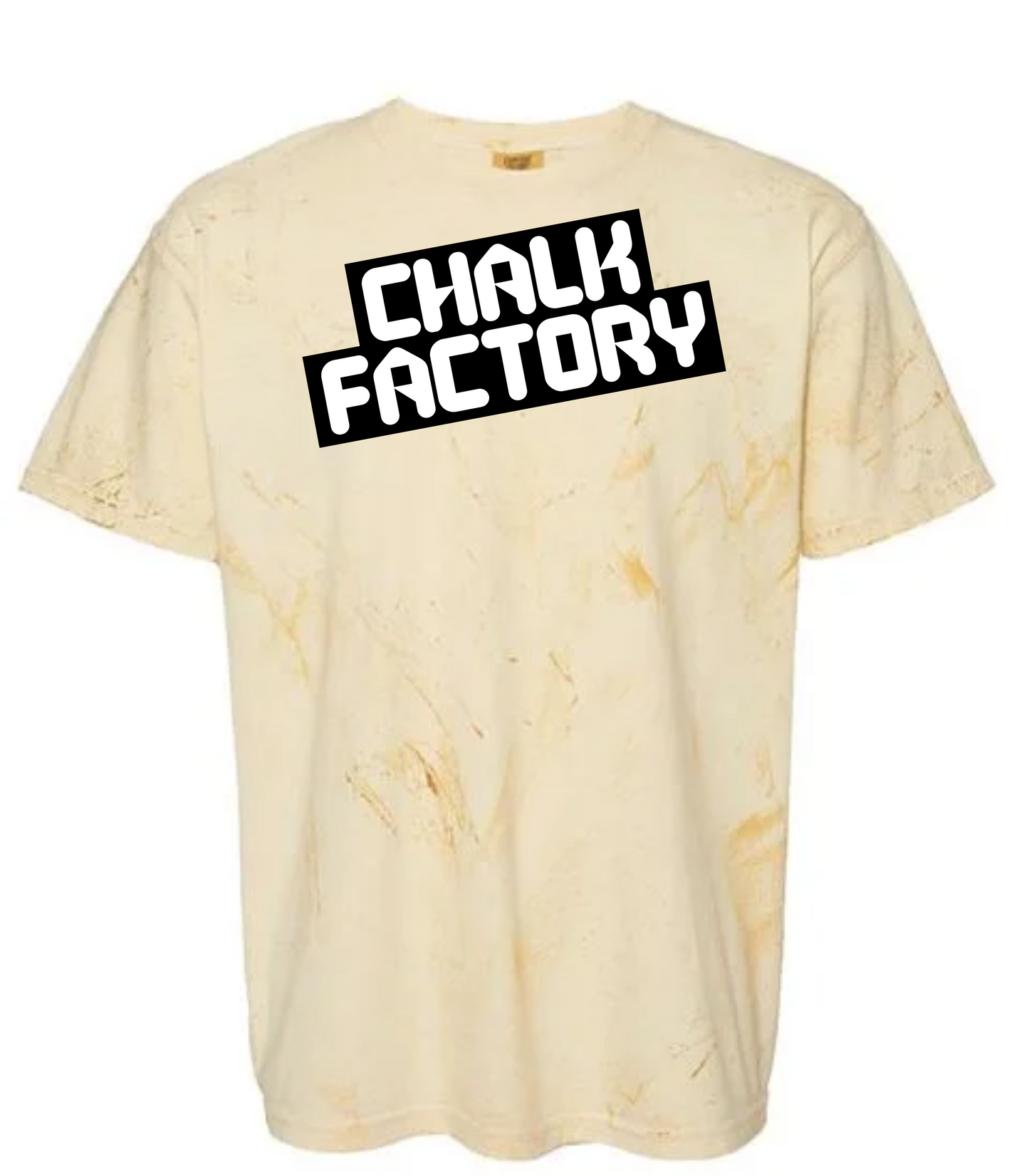 Unisex Color Blast Slanted Tee