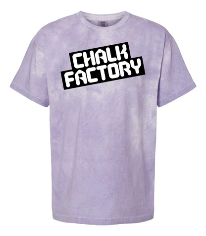 Unisex Color Blast Slanted Tee
