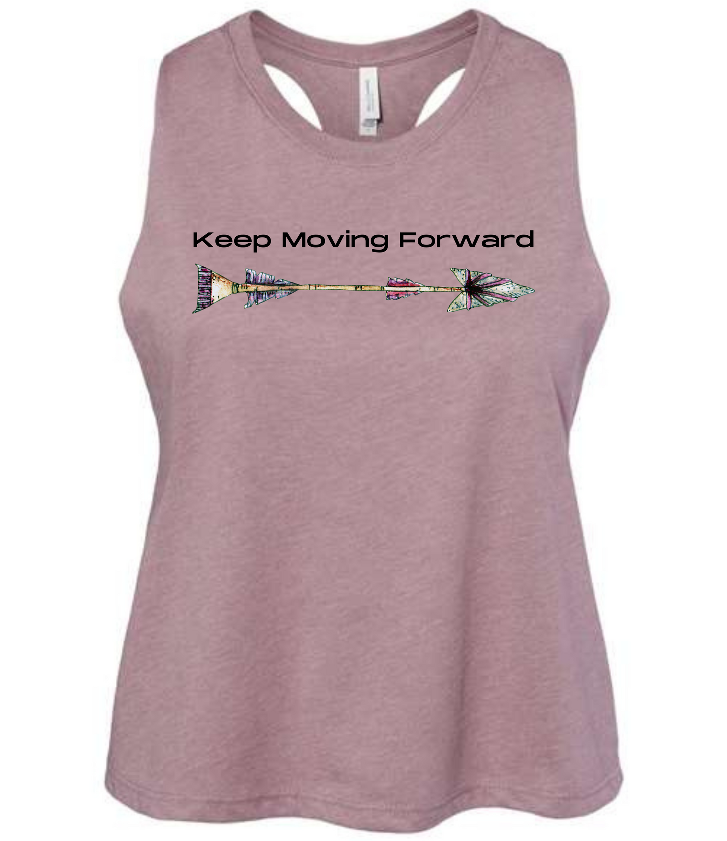 Keep Moving Forward Crop Tank