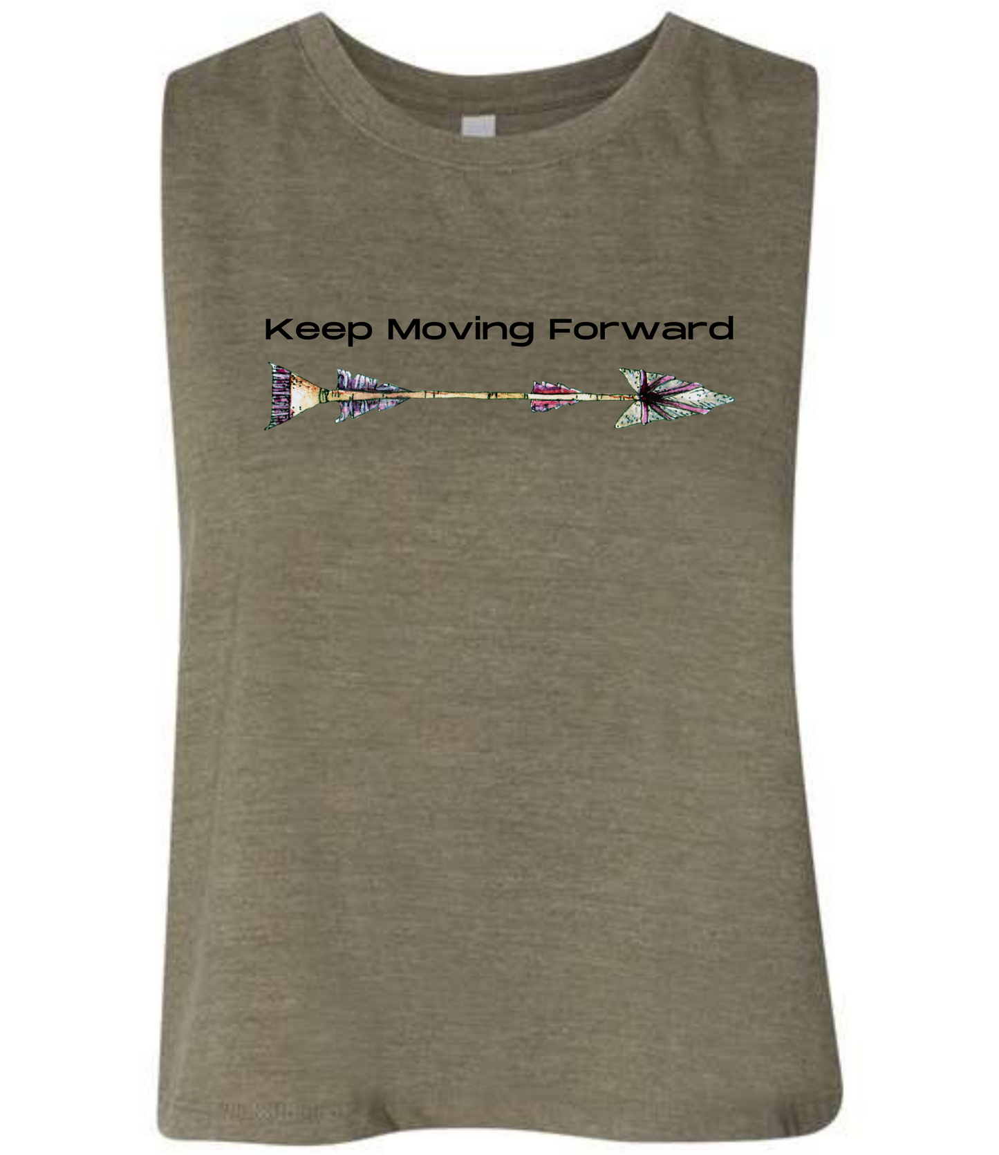 Keep Moving Forward Crop Tank