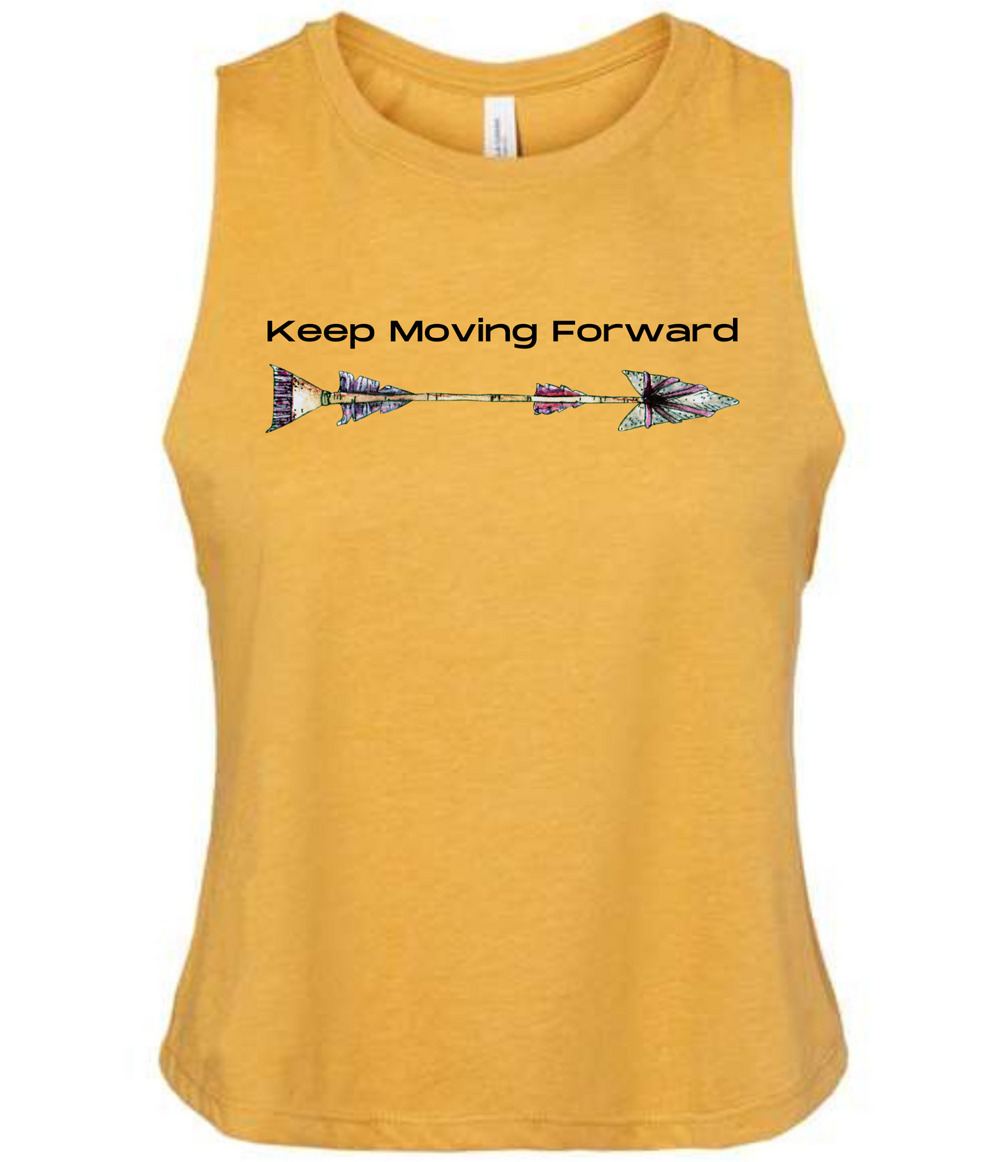 Keep Moving Forward Crop Tank