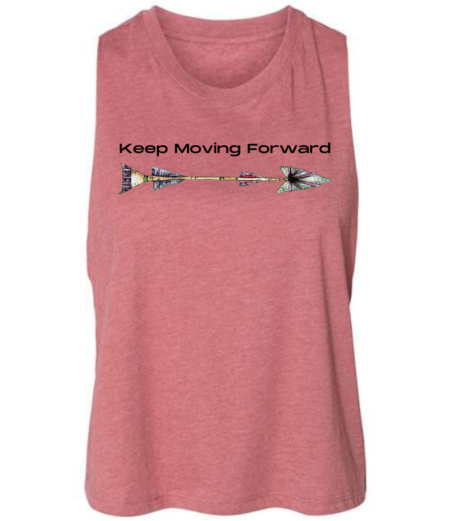 Keep Moving Forward Crop Tank
