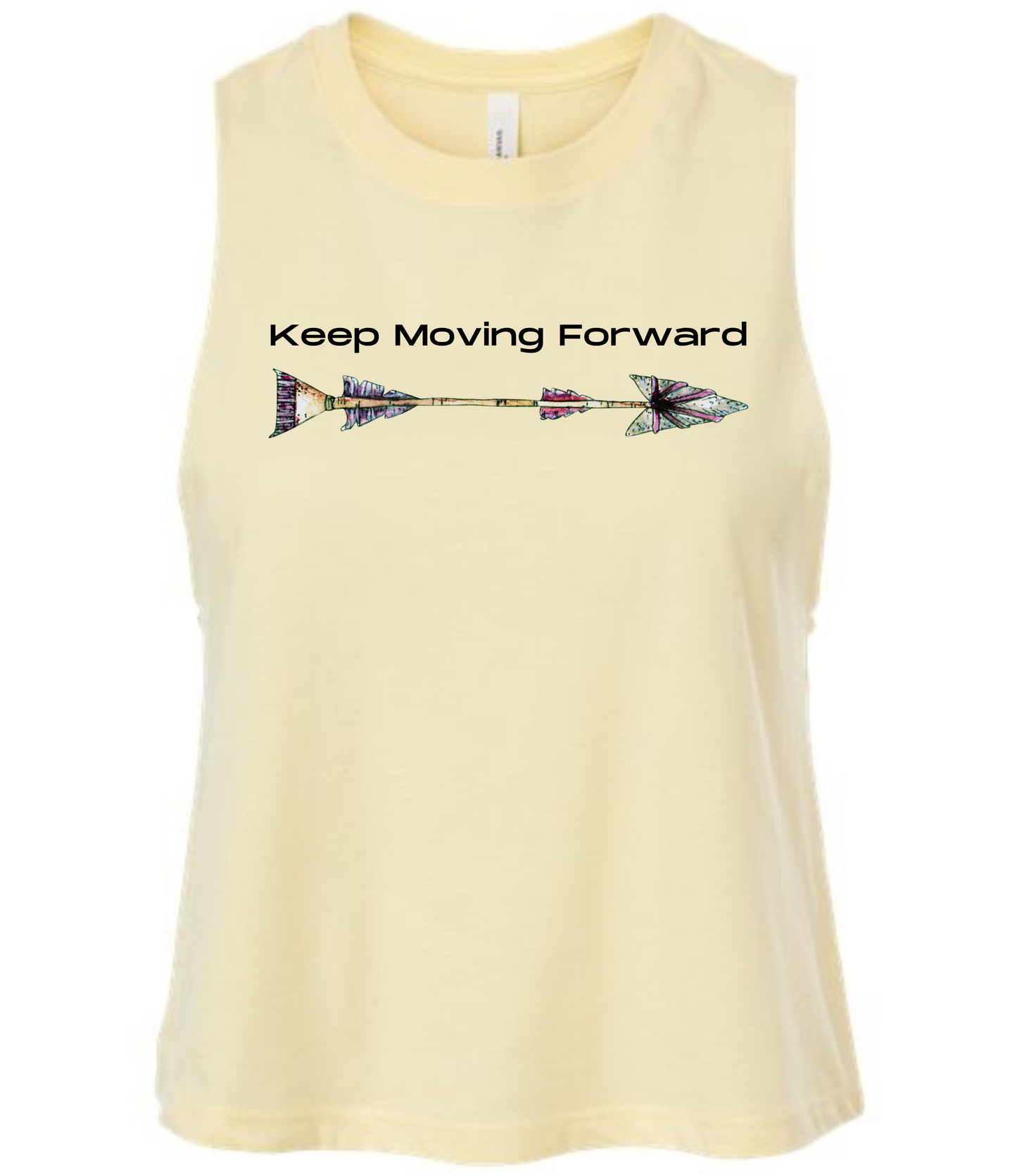 Keep Moving Forward Crop Tank