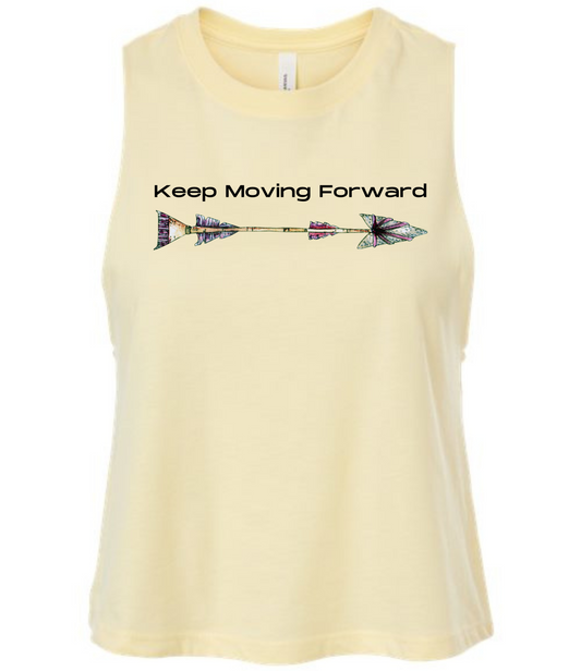 Keep Moving Forward Crop Tank