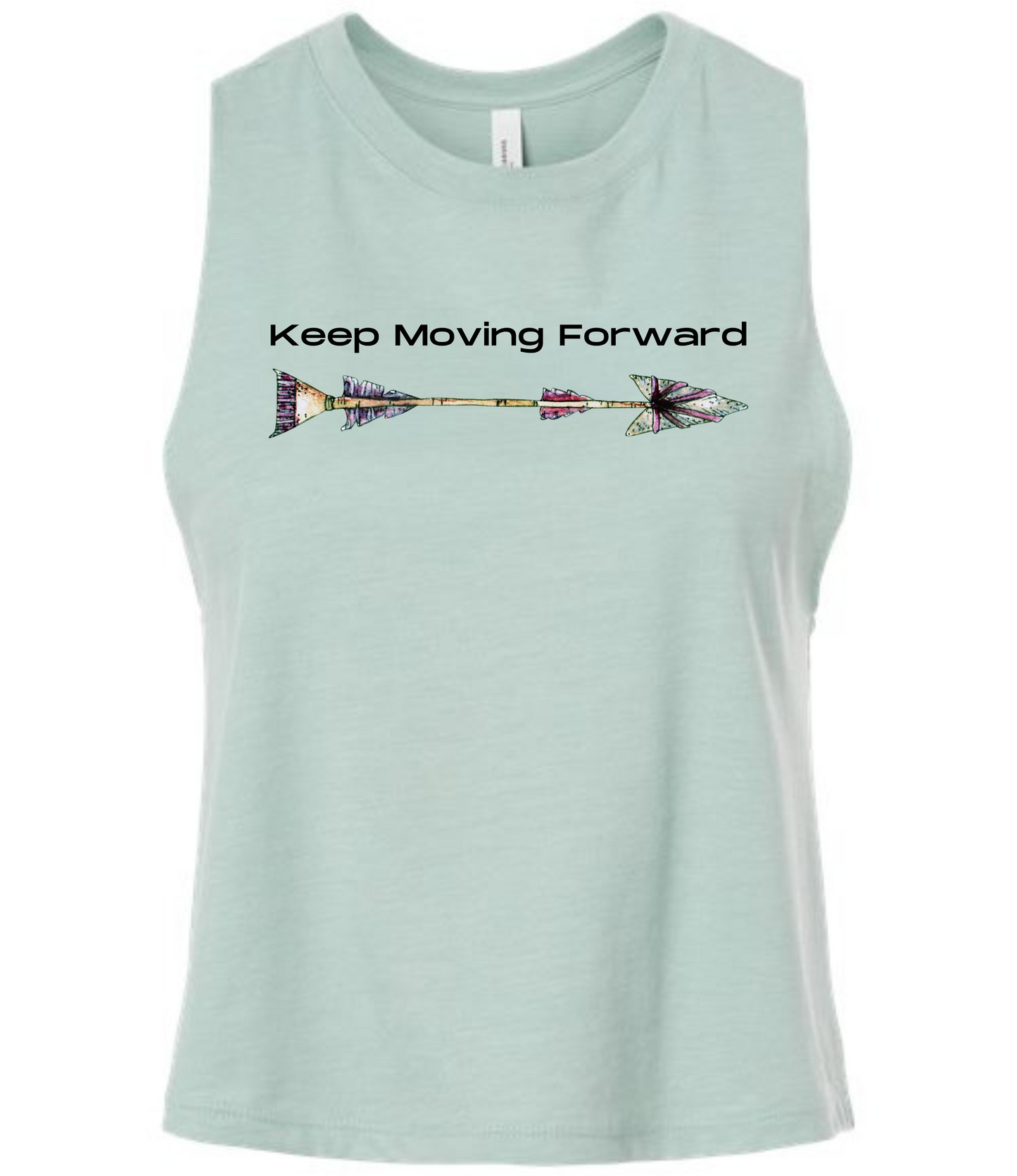 Keep Moving Forward Crop Tank