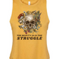 Beauty is in the Struggle Crop Tank